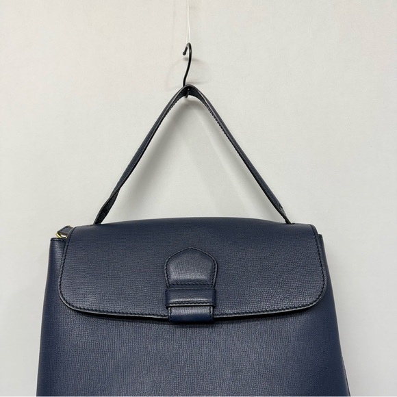 Authentic Burberry Camberley Medium Leather Satchel Navy Blue Hand Bag - Picture 2 of 16
